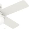 Hunter Fan Timpani with LED Light 44 inch