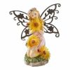 Summerfield Terrace Garden Blooms Fairy Solar Statue