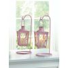 Gallery of Light Pink Railroad Hanging Lanterns