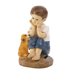 Summerfield Terrace My Pup And I Solar Figurine