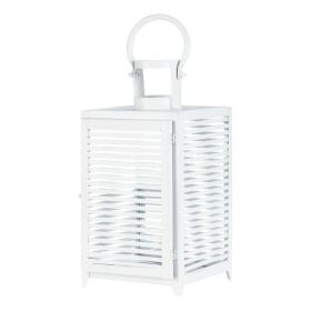 Gallery of Light Large White Horizon Lantern