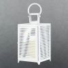 Gallery of Light Large White Horizon Lantern