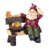 Summerfield Terrace Solar Gnome On Welcome Bench