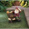 Summerfield Terrace Solar Gnome On Welcome Bench