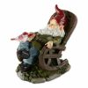 Summerfield Terrace Solar Red Bird Rocking Chair Gnome