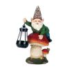 Summerfield Terrace Gnome On Mushroom Solar Statue