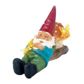Summerfield Terrace Solar-Powered Sleepy Gnome