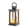 Gallery of Light Lodge Wooden LED Candle Lantern