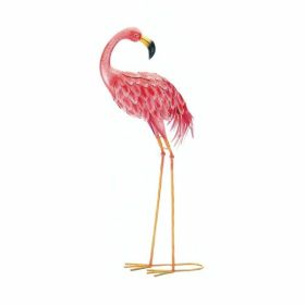 Summerfield Terrace Bright Standing Flamingo Looking Back