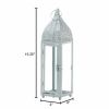 Gallery of Light Small Silver Moroccan Style Lantern