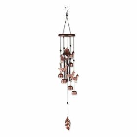 Accent Plus 26" Bronze Dogs Wind Chimes