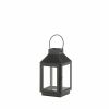 Gallery of Light Mini Square Top Black Lantern