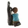 Summerfield Terrace Boy & Dog Solar Garden Statue