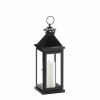 Gallery of Light Medium Glossy Black Lantern