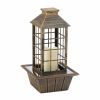 Gallery of Light Bronzed Lantern Tabletop Fountain