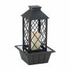 Gallery of Light Black Lantern Tabletop Fountain