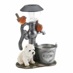 Summerfield Terrace Little Pup Water Pump  Solar Light