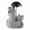 Summerfield Terrace Frogs Under Umbrella Solar Decoration