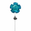 Summerfield Terrace Blue Flower Solar Stake