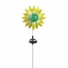 Summerfield Terrace Green Flower Solar Stake