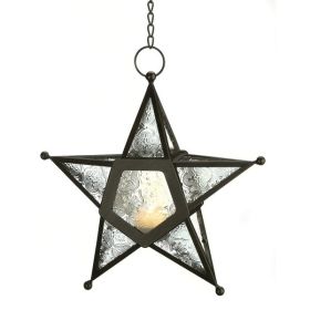 Gallery of Light Clear Glass Star Lantern