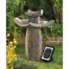 Cascading Fountains Temple Solar Water Fountain