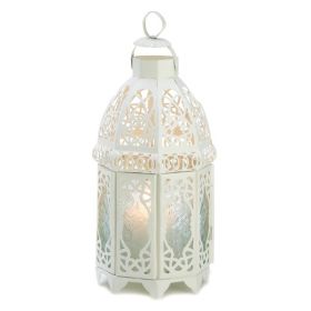 Gallery of Light White Lattice Lantern