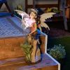 Summerfield Terrace Peony Fairy Solar Statue