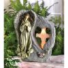 Wings of Devotion Divine Sentinel Solar Light