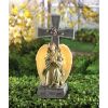 Wings of Devotion Blessed Cross Solar Light