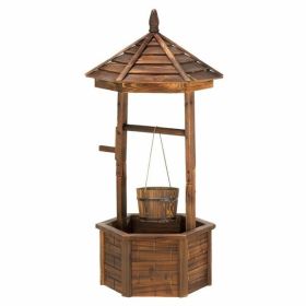 Summerfield Terrace Rustic Wishing Well Planter