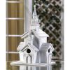 Songbird Valley Little White Chapel Birdhouse