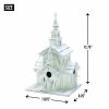 Songbird Valley Little White Chapel Birdhouse