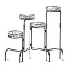 Summerfield Terrace 4-Tier Metal Plant Stand