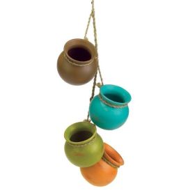 Summerfield Terrace Dangling Santa Fe Mini Pots