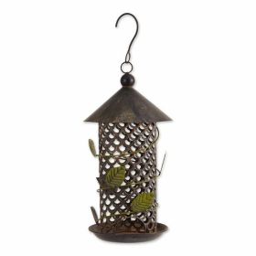 Accent Plus Green Leaf Bird Feeder