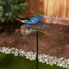 Accent Plus Butterfly Glow Bug Solar Stake