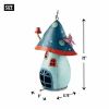 Accent Plus Blue Mushroom Birdhouse