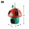 Accent Plus Red Mushroom Birdhouse