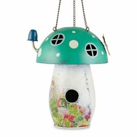 Accent Plus Green Mushroom Birdhouse