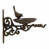 Accent Plus Wall Mounted Ornate Cast Iron Bird Feeder