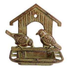 Accent Plus Wall Mounted Cast Iron Bird Feeder