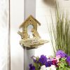 Accent Plus Wall Mounted Cast Iron Bird Feeder