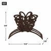 Accent Plus Butterfly Cast Iron Hose Organizer