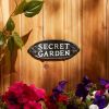 Accent Plus Secret Garden Cast Iron Sign
