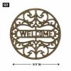 Accent Plus Welcome Cast Iron Stepping Stone