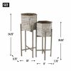 Accent Plus Hexagon Bucket Plant Stand Set