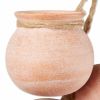 Accent Plus White Wash Terracotta Dangling Mini Pots
