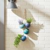 Accent Plus Blue Tones Dangling Mini Pots