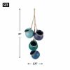 Accent Plus Blue Tones Dangling Mini Pots